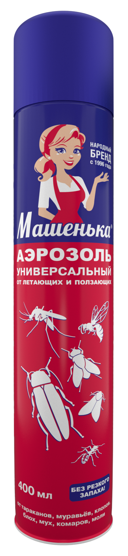 Машенька аэрозоль универсальный от ползающих и летающих насекомых 400 мл