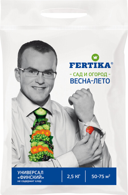 Удобрение комплексное минеральное с микроэлементами "ФЕРТИКА Универсал "Финский". Весна-Лето"