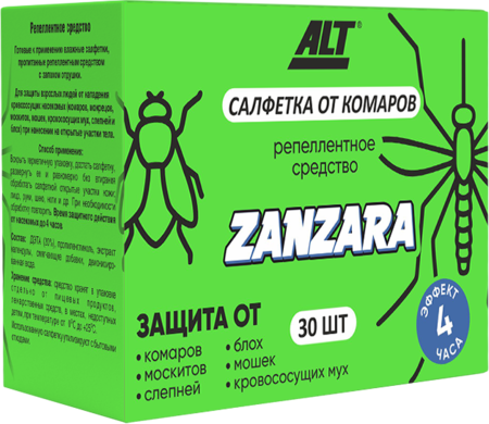 ZANZARA САЛФЕТКА от комаров