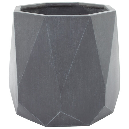 Кашпо Nobilis Marco "Diamond white grey Prizm" (файкостоун)