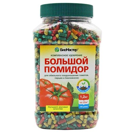 Большой помидор, комплексное минеральное удобрение, 1,2 кг