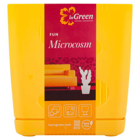 IG623610029	Горшок для цветов InGreen MICROCOSM 1,1л Спелая груша