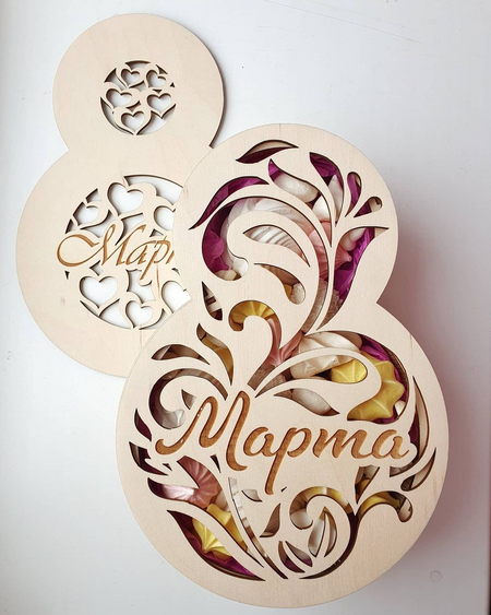 Коробочка к 8 марта